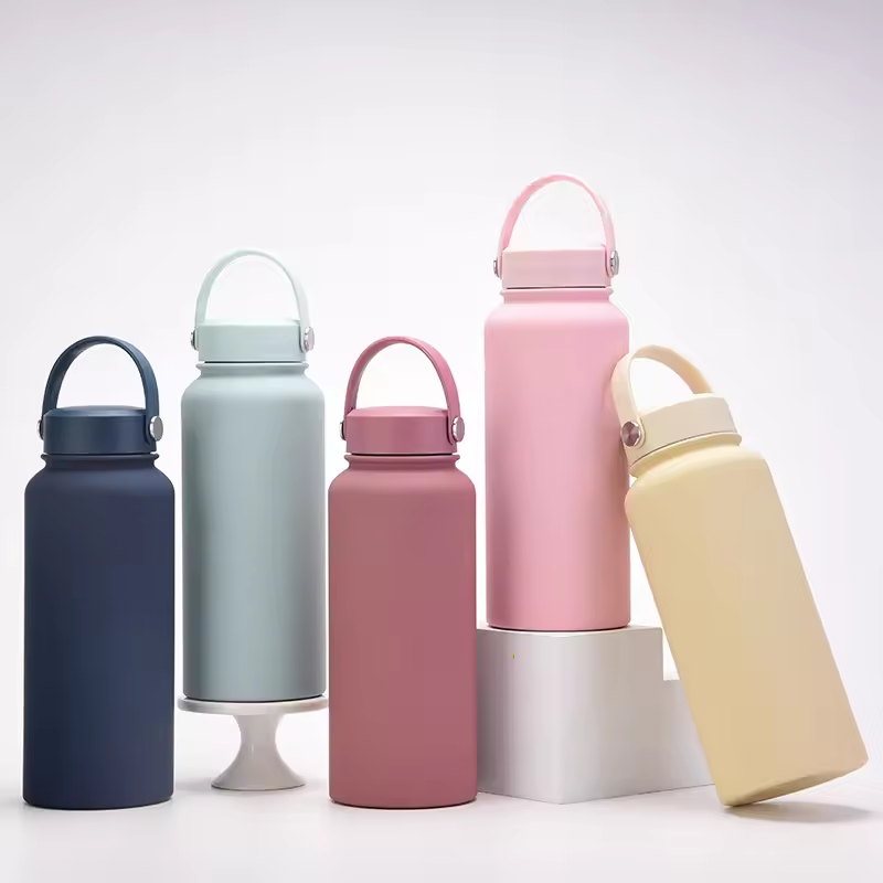 gym 34oz 1000ml stainless steel insulated vacuum flask reusable drink water bottles