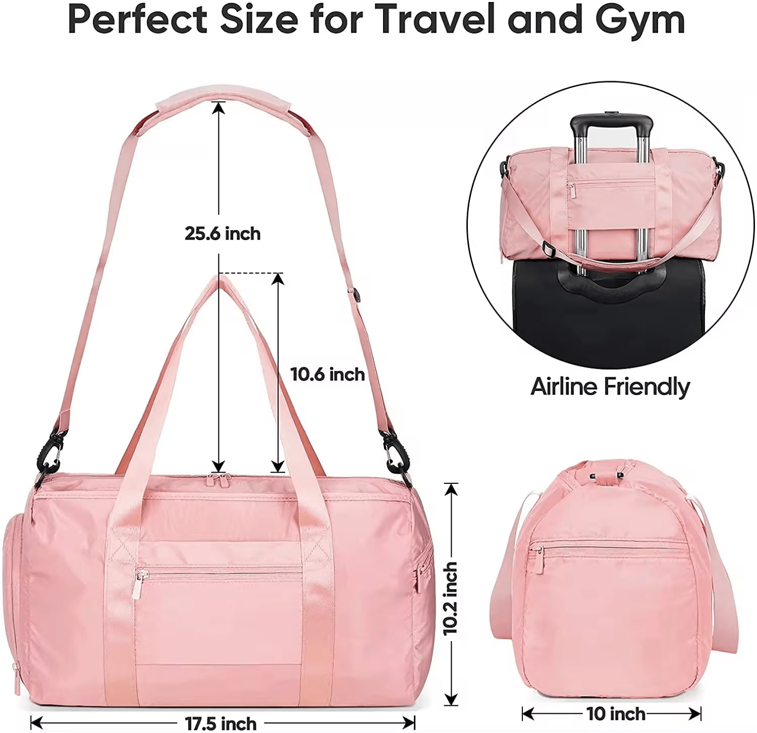 Gym Bag With Shoe Compartment sport Duffel Bags