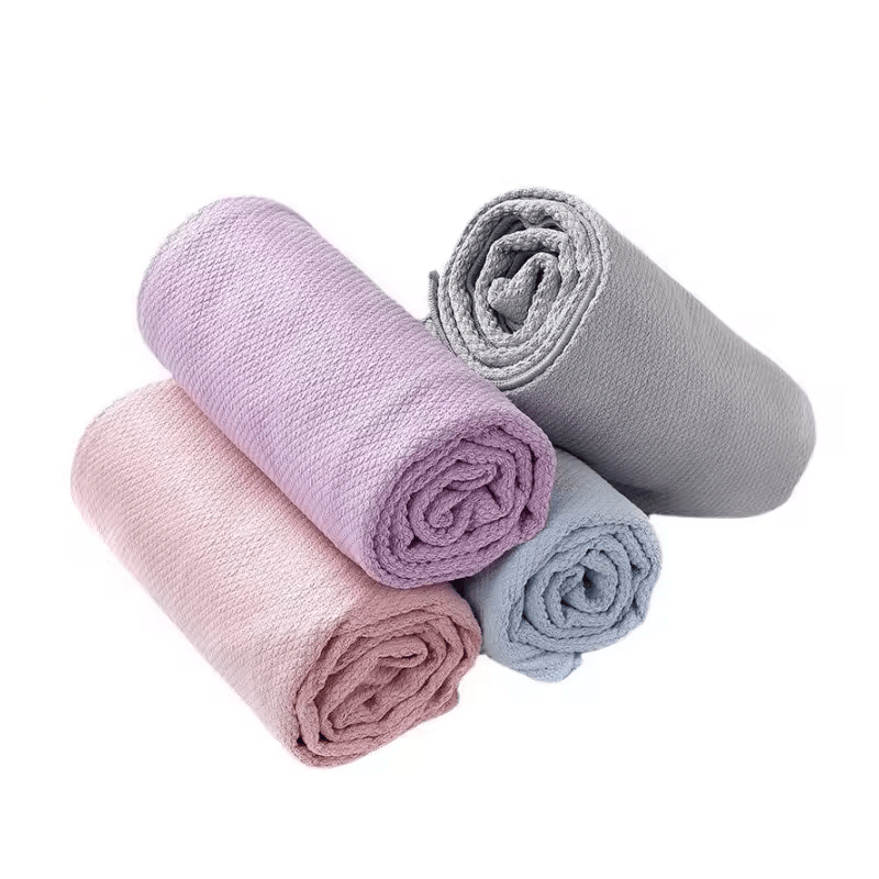 Top Selling Custom Print Logo Microfiber Yoga Towel Non Slip Yoga Mat Cover