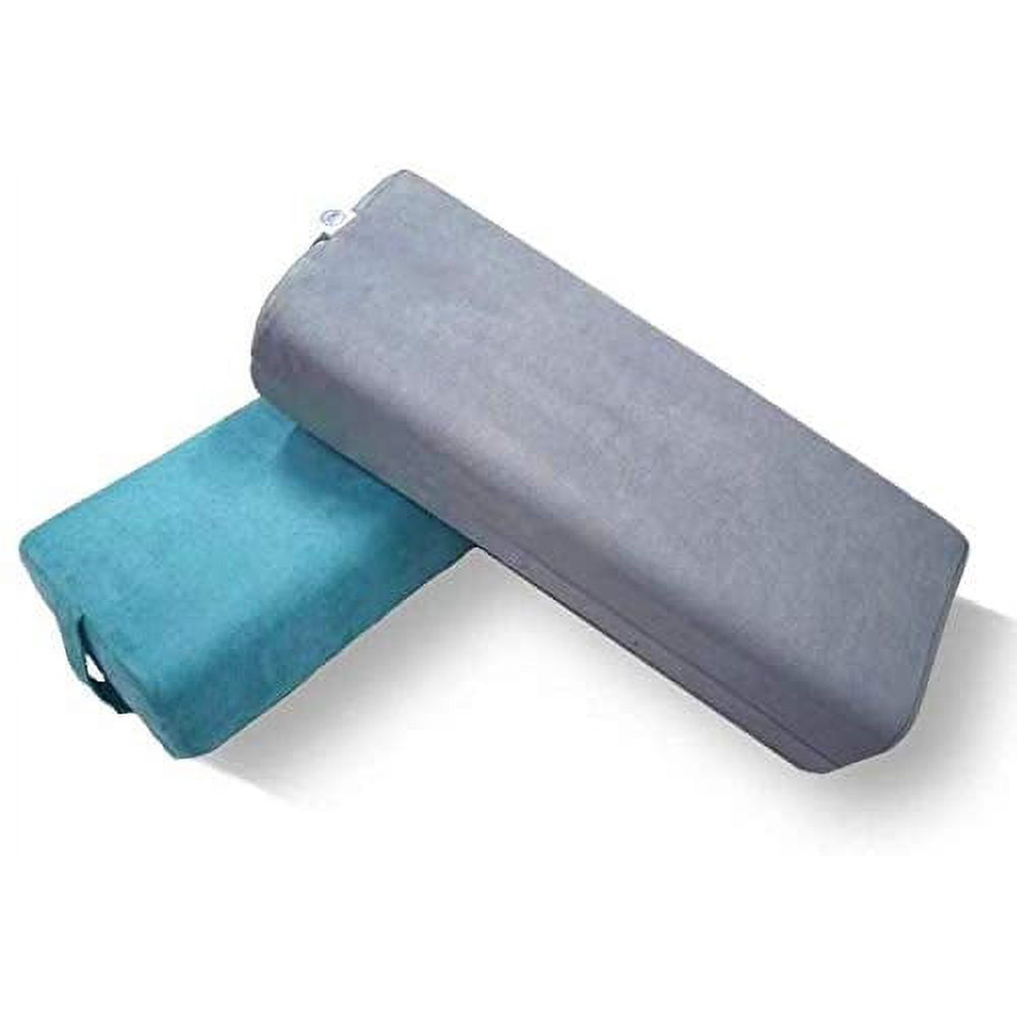 Soft Suede Cover Restorative Yoga Bolster Pillow Rectangular Shape